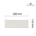 Taca porcelanowa Stonecast Barley White, 320x110mm