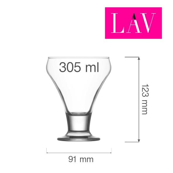 Pucharek Malibu 305 ml, LAV (dawniej LV-FRO378Z)