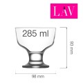 Pucharek Santiago 285 ml, LAV (dawniej LV-DES55Z)