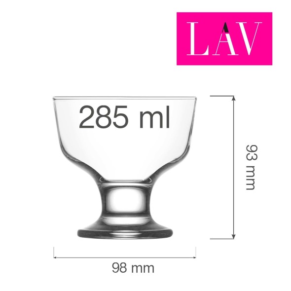 Pucharek Santiago 285 ml, LAV (dawniej LV-DES55Z)