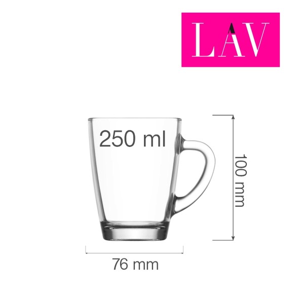 Kubek Warsaw 250 ml, LAV (dawniej LV-VEG412Z)