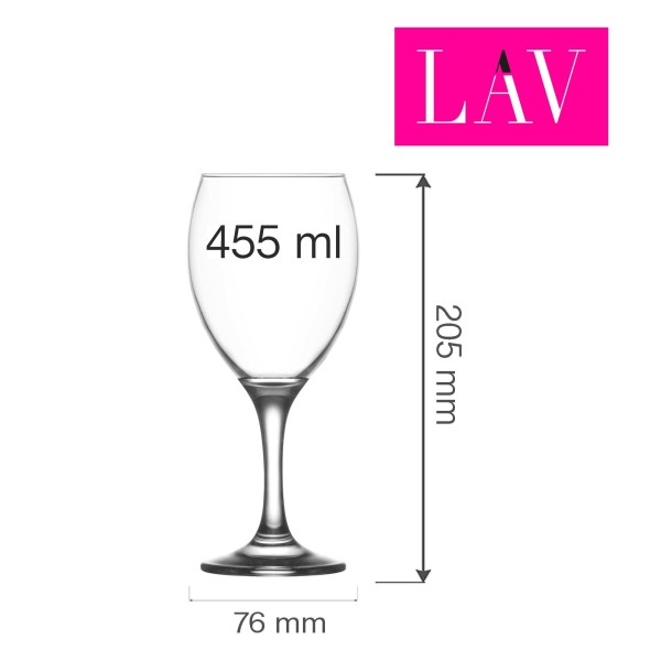 Kieliszek do wina Aspen 455 ml, LAV (dawniej LV-EMP583XZ)