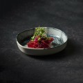 Talerz organiczny z rantem Tide Black, 250mm