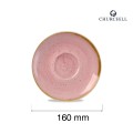 Spodek do filiżanki do kawy i herbaty Stonecast Petal Pink, 160mm
