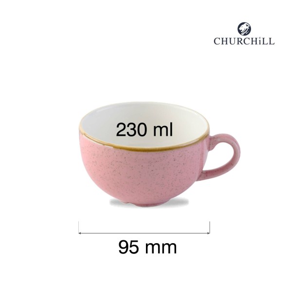 Filiżanka do kawy i herbaty Stonecast Petal Pink, 230ml