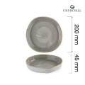 Talerz organiczny z wysokim rantem Stonecast Peppercorn Grey, 200mm