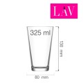 Szklanka wysoka Helsinki 325 ml, LAV (dawniej LV-HER25Z)