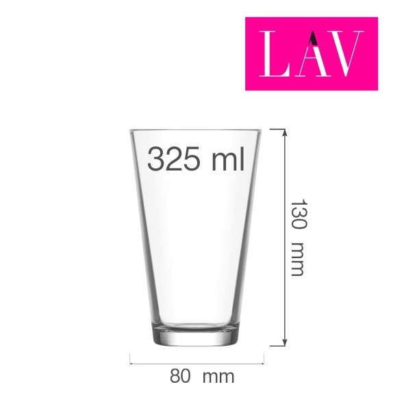 Szklanka wysoka Helsinki 325 ml, LAV (dawniej LV-HER25Z)