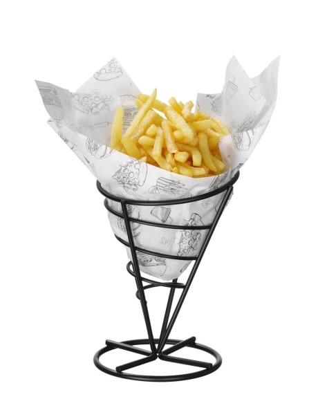 Papier pergaminowy, wzór Fast Food,  HENDI, 500 szt., 250x350mm 678275