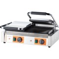 Kontakt grill podwójny ryflowany, P 3.6 kW Stalgast 742028