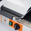 Kontakt grill podwójny ryflowany, P 3.6 kW Stalgast 742028