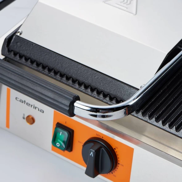 Kontakt grill podwójny ryflowany, P 3.6 kW Stalgast 742028