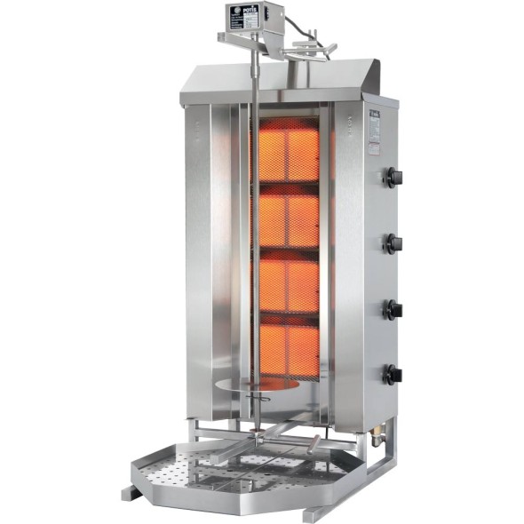 gyros, kebab gazowy, GD 4-S, P 14 kW, G 20  Stalgast  777541