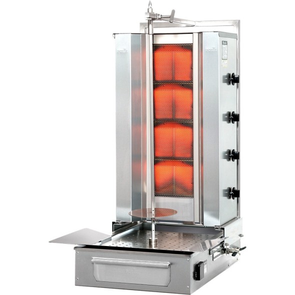 Gyros, kebab gazowy, F GD 4, P 14 KW, G 30  Stalgast 777560