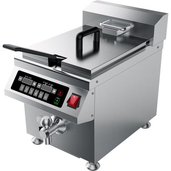 frytownica indukcyjna, 1-komorowa, V 8 l, P 3.5 kW  Stalgast 746781
