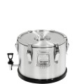 Termos stalowy z kranem Stalgast, 15 l, Ø 330