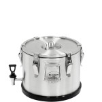 Termos stalowy z kranem Stalgast, 15 l, Ø 330x(H)295 mm