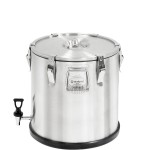 Termos stalowy z kranem, Stalgast 25 l, Ø 330x(H)440 mm
