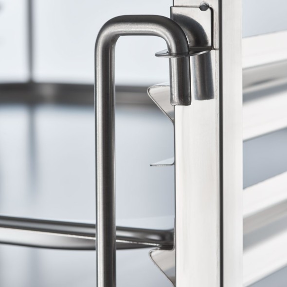 Wózek transportowy ze stali nierdzewnej, 14x GN 2/1, Stalgast