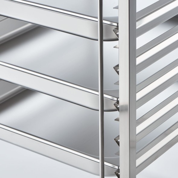 Wózek transportowy ze stali nierdzewnej, 14x GN 2/1, Stalgast