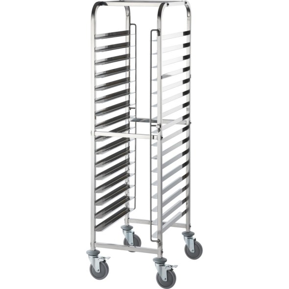 Wózek transportowy ze stali nierdzewnej, 16x 400x600 mm, Stalgast