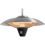 Lampa grzewcza wisząca, Stalgast 1.8 kW  17 m², 530x530x(H)300 mm