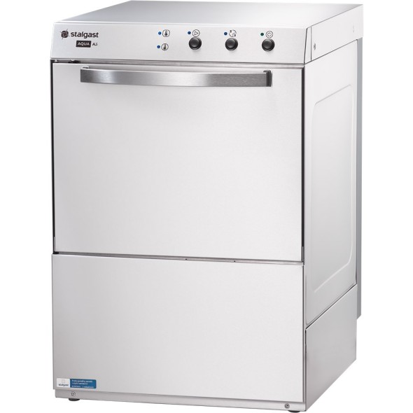 Zmywarko wyparzarka, uniwersalna, dozownik płynu myjącego, pompa zrzutowa, pompa wspomagająca płukanie, P 3.4/4.9 kW, U 230/400 V  Stalgast 801517