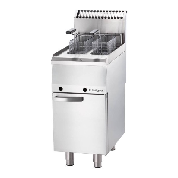 Frytownica dwukomorowa gazowa, 400x700, 12.0 kW, G30/37 mbar, Stalgast 9725230