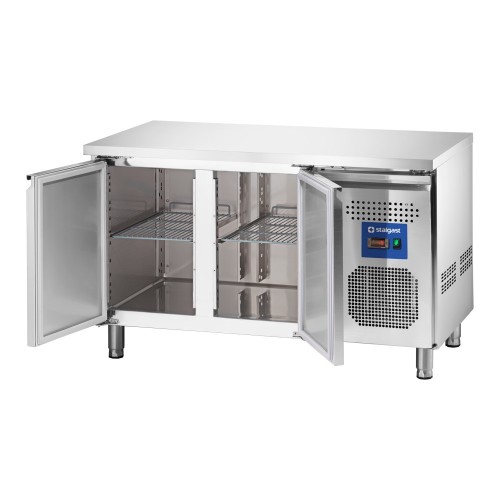 Przejdź do produktu Stół mroźniczy 2 drzwiowy, agregat po prawej stronie, Stalgast 282L, 1360x700x(H)850 mm