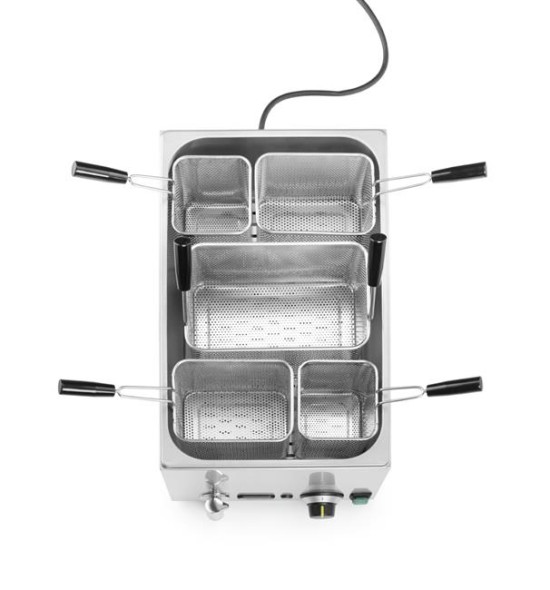 Urządzenie do gotowania makaronu, HENDI, 25L, 220-240V/3500W, 601x326x(H)279mm Wariant podstawowy