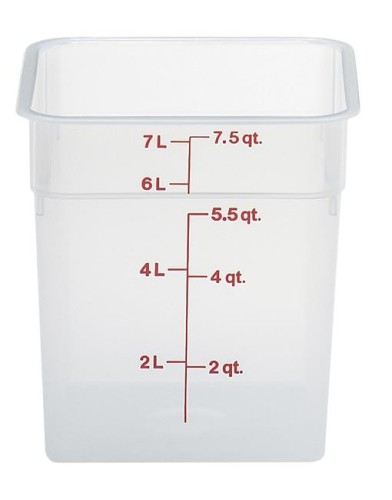 Przezroczysty pojemnik polipropylenowy na żywność CAMBRO CamSquare® 17,2 l