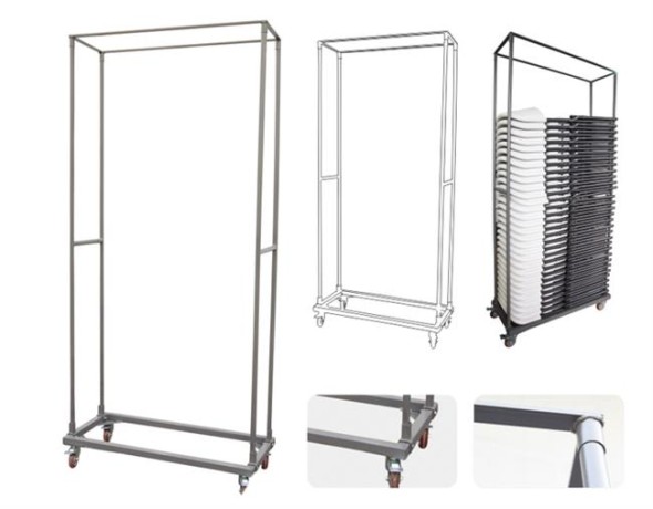 Wózek na krzesła, AmerBox, 1140x492x(H)1895mm 811054