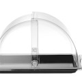 Witrynka roll-top, HENDI, GN 1/2, czarny, 325x265mm, Prostokątny 427569