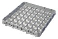 Nadstawka do koszy CAMBRO HALF DROP 500×500 mm szara, model E2 25 przegródek