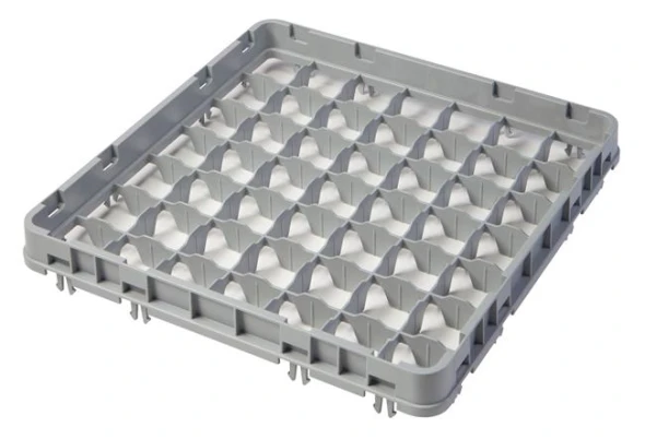 Nadstawka do koszy CAMBRO HALF DROP 500×500 mm szara, model E2 25 przegródek