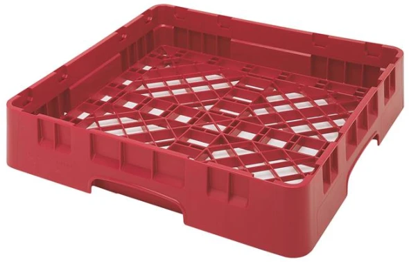 Kosz uniwersalny CAMBRO CAMRACK® 500×500 mm do zmywarek Żurawinowy
