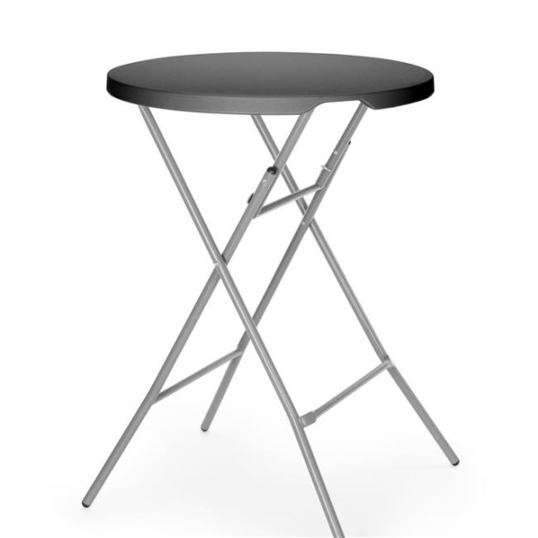 Stolik koktajlowy, AmerBox, czarny, ?800x(H)1100mm, Okrągły 811047