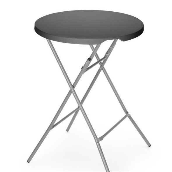 Stolik koktajlowy, AmerBox, czarny, ?800x(H)1100mm, Okrągły 811047