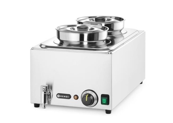 Zestaw: Bemar HENDI Ranger + 2x pojemnik 4L z pokrywką, HENDI, 8L, 220-240V/1000W, 604x332x(H)315mm 201473
