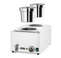 Zestaw: Bemar HENDI Ranger + 2x pojemnik 4L z pokrywką, HENDI, 8L, 220-240V/1000W, 604x332x(H)315mm 201473