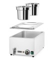 Zestaw: Bemar HENDI Ranger + 2x pojemnik 4L z pokrywką, HENDI, 8L, 220-240V/1000W, 604x332x(H)315mm 201473