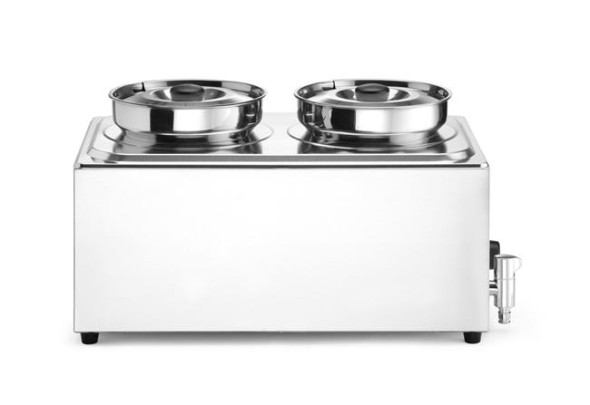 Zestaw: Bemar HENDI Ranger + 2x pojemnik 4L z pokrywką, HENDI, 8L, 220-240V/1000W, 604x332x(H)315mm 201473