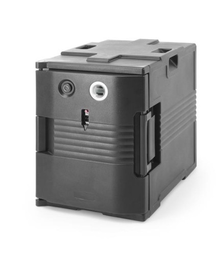 Przejdź do produktu Termos Cateringowy AmerBox GN 1/1 – Elektryczny Podgrzewacz 477x680x(H)620mm