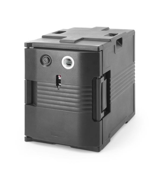 Pojemnik termoizolacyjny cateringowy z funkcją podgrzewania, AmerBox, GN 1/1, 220-240V/200W, 707692