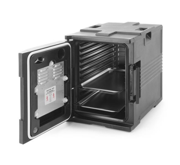 Pojemnik termoizolacyjny cateringowy z funkcją podgrzewania, AmerBox, GN 1/1, 220-240V/200W, 707692