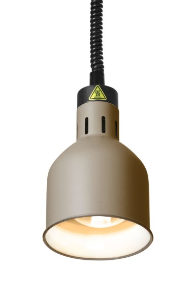 Lampa do podgrzewania potraw wisząca, cylindryczna, HENDI, beżowy, 230V/250W, ?175x(H)250mm 273784