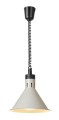 Lampa do podgrzewania potraw wisząca, stożkowa, HENDI, biały, 230V/250W, ⌀275x(H)250mm 273937