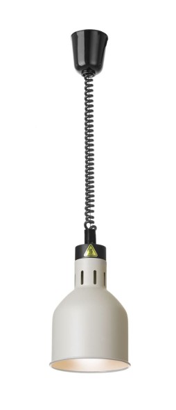 Lampa do podgrzewania potraw wisząca, cylindryczna, HENDI, biały, 230V/250W, ⌀175x(H)250mm 273821
