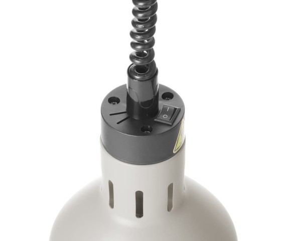 Lampa do podgrzewania potraw wisząca, cylindryczna, HENDI, biały, 230V/250W, ⌀175x(H)250mm 273821