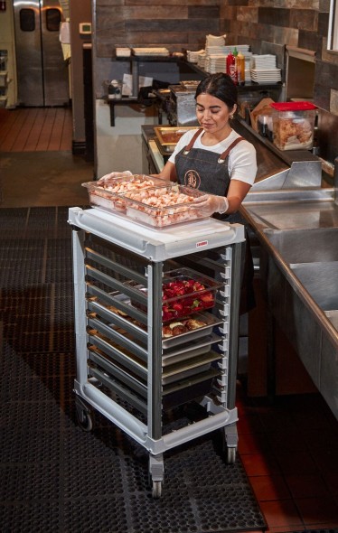 Wózek CAMBRO Camshelving® do transportu pojemników 9 × GN 1/1 UGNPR11H9480